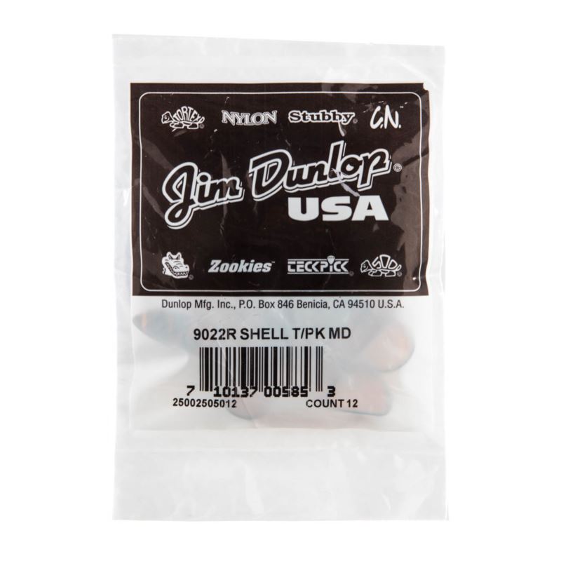 Dunlop 9022R - Thumbpicks, 12 pcs. shell plastic,